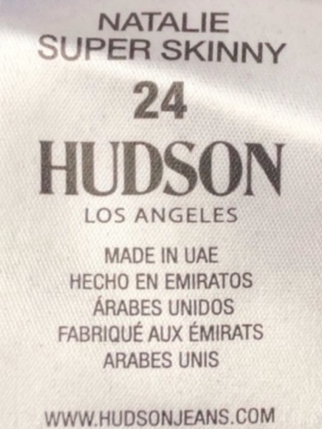 Hudson “Natalie” Midrise Ankle Super Skinny Jeans 24 — image 2 of 8